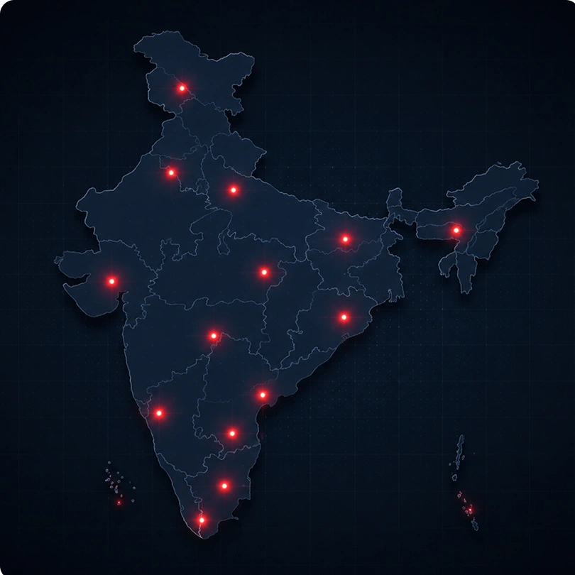 India Distribution Map